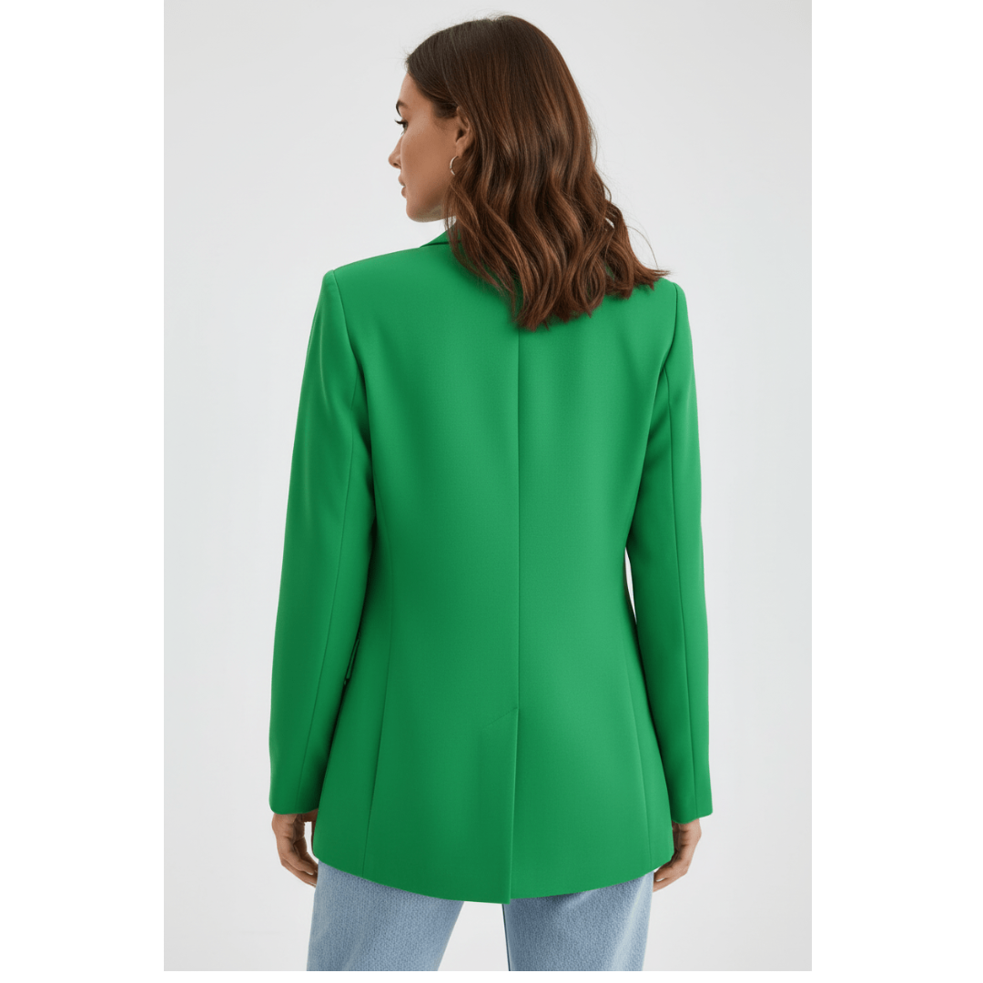 Alva | Dames Blazer | Effen Blazer Met Zakken Voor Kantoor