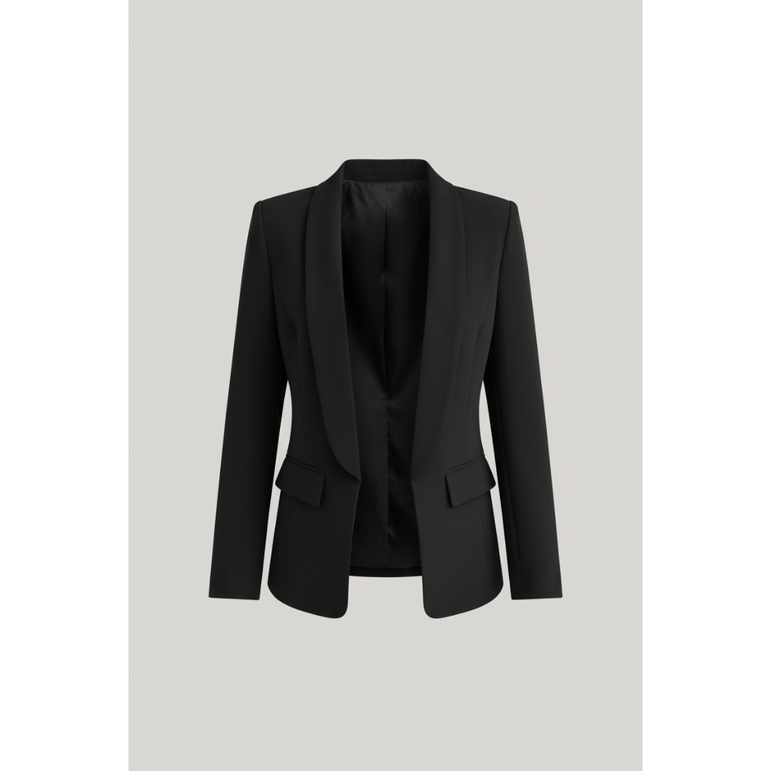 Alva | Dames Blazer | Effen Blazer Met Zakken Voor Kantoor