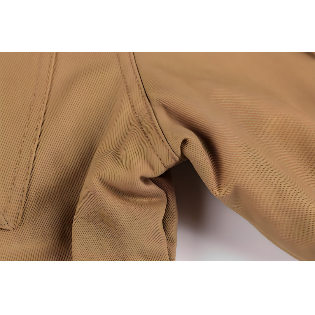 Sergio | Heren Cargo Winter Jas | Warme Militaire Jas met Fleece Voering en Capuchon