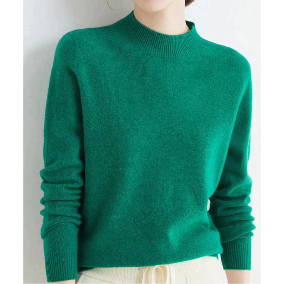 Yvonne | Dames Gebreide Trui Met Ronde Hals