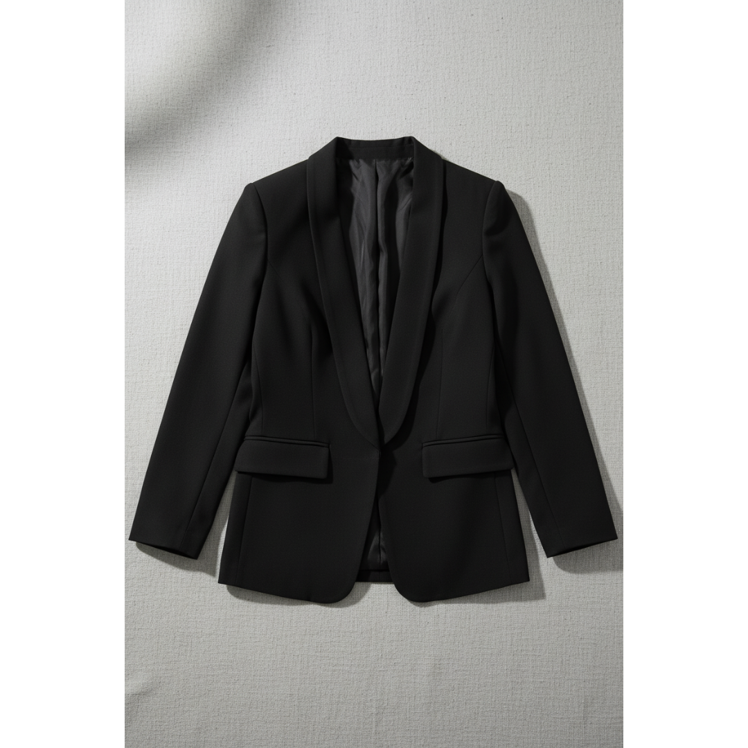 Alva | Dames Blazer | Effen Blazer Met Zakken Voor Kantoor