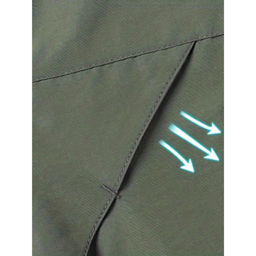 Adrian | Heren Wind Jack Met Capuchon | Dunne Militaire Outdoorjas voor Wandelen & Kamperen