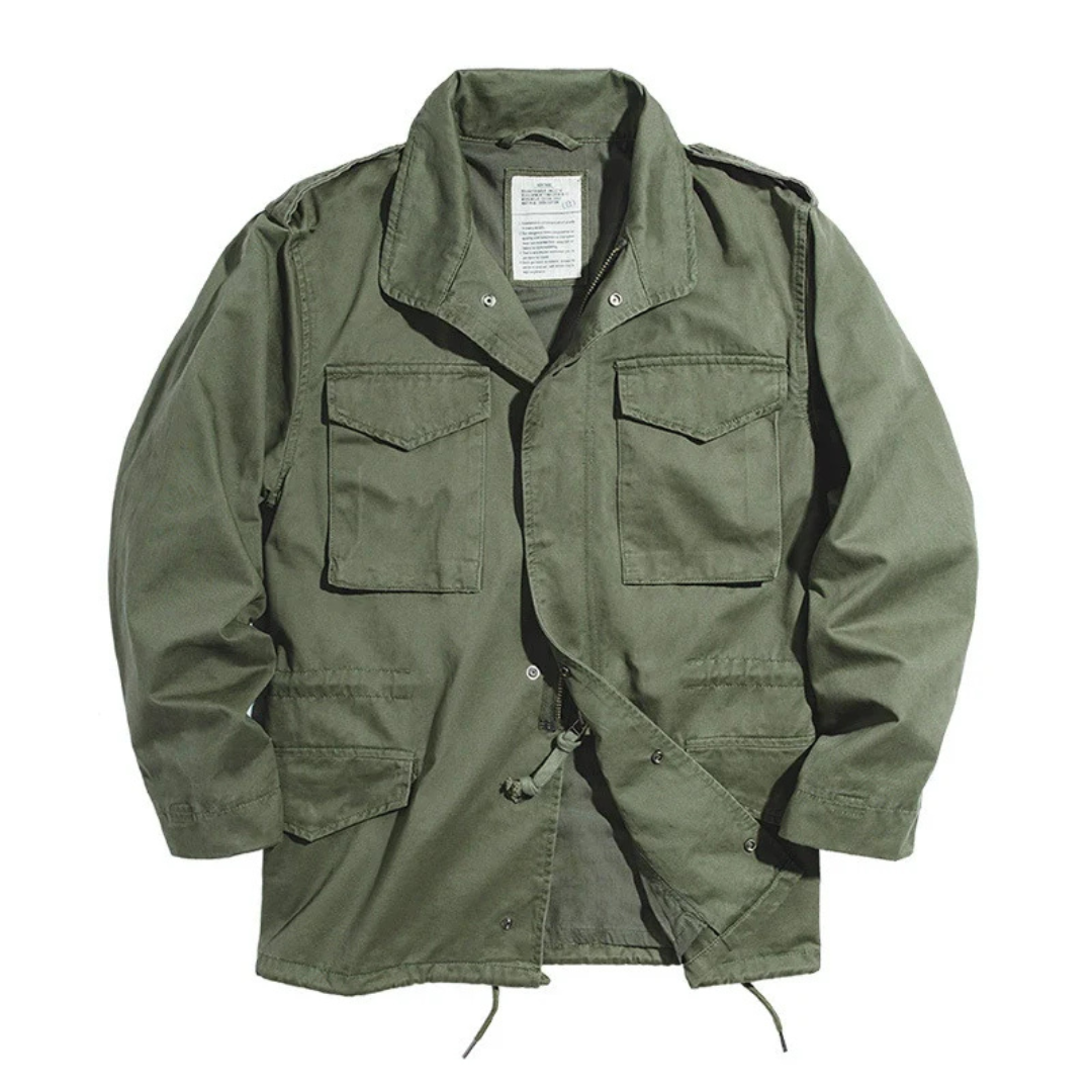 Huub | Heren Cargo Jas | Retro Multi-Zak Wind Jack met Zakken
