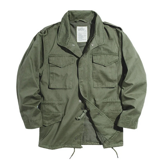 Huub | Heren Cargo Jas | Retro Multi-Zak Wind Jack met Zakken