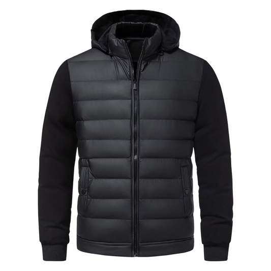 Jude | Heren Puffer Dons Jas | Afneembare Capuchon - Waterafstotende Winterjas