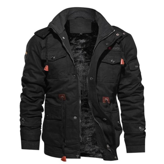 Vince | Heren Cargo Bomber Jas | Jack Met Ritssluiting En Binnenvoering