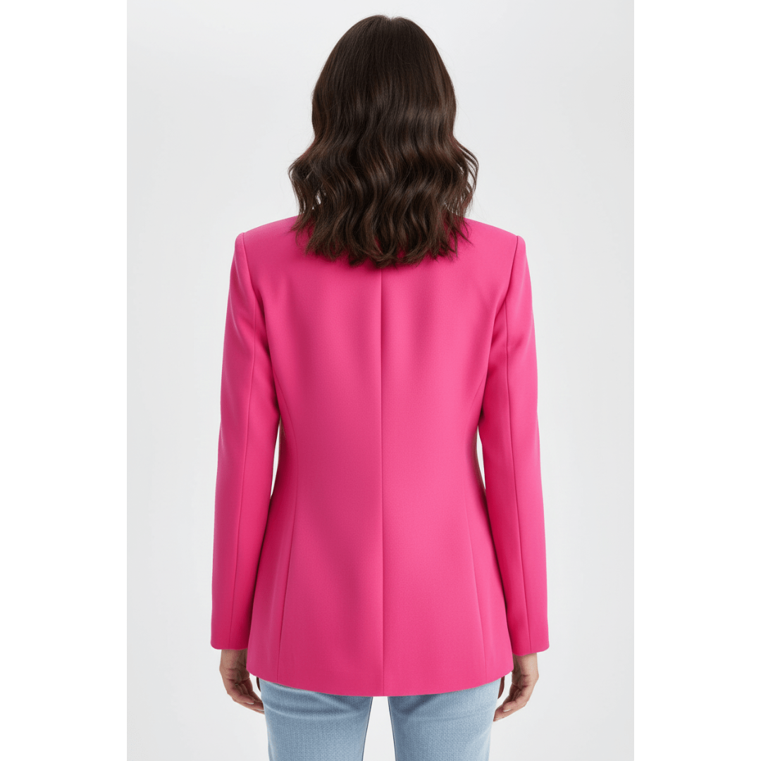 Alva | Dames Blazer | Effen Blazer Met Zakken Voor Kantoor