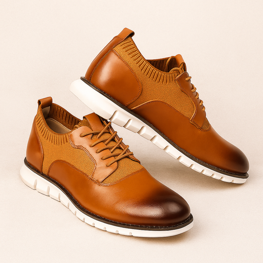 Christof | Heren Casual Veter Sneakers | Lichtgewicht & Ademend