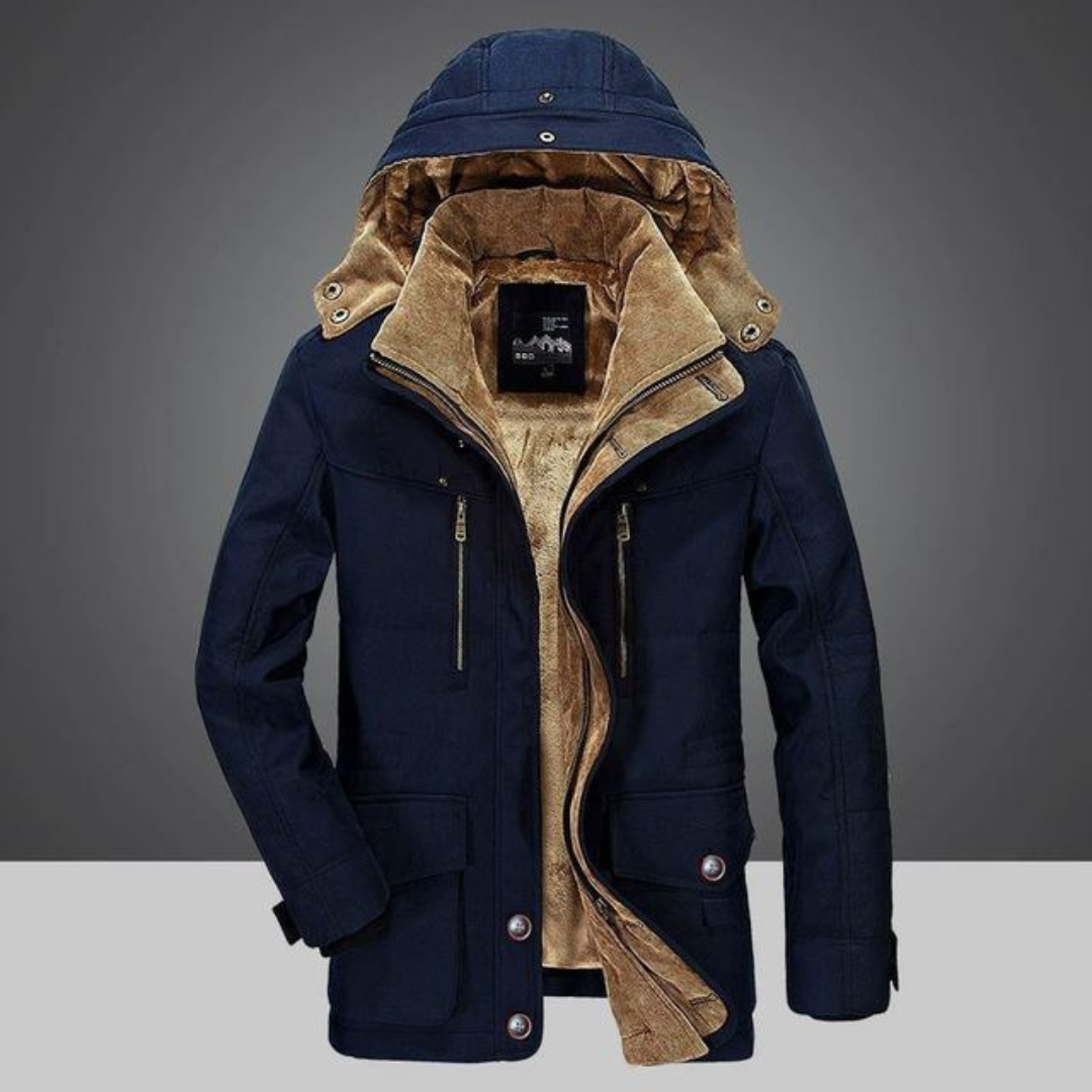 Caspar | Heren Winter Parka Jas | Cargo Jas Met Capuchon En Multi-Zakken