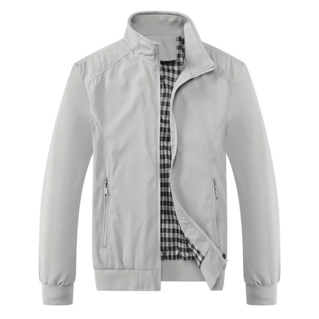 Jeffrey | Heren Bomber Jack | Slim Fit - Casual Met Kraag en Rits