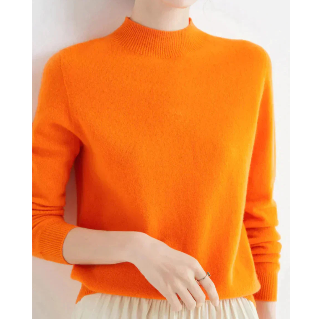 Yvonne | Dames Gebreide Trui Met Ronde Hals