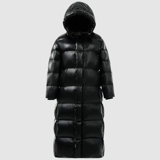 Lianne | Lange Winter Donsjas met Capuchon en Lange Rits
