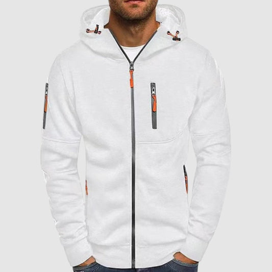 Mats | Heren Vest met Capuchon en Ritssluiting