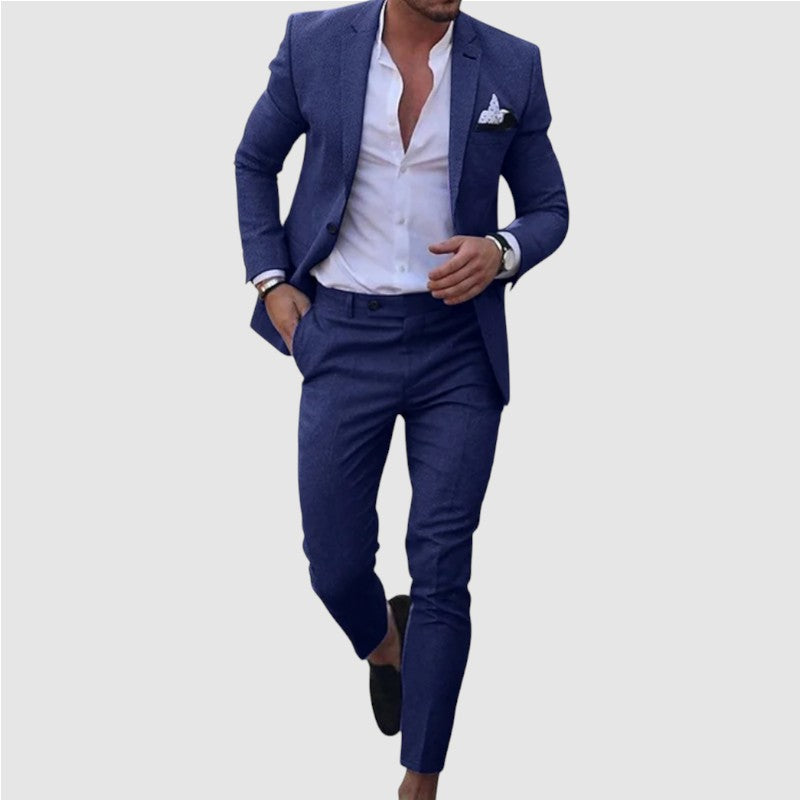 Ryan | Heren Linnen Pak 2-Delig Slim Fit Jasje en Broek