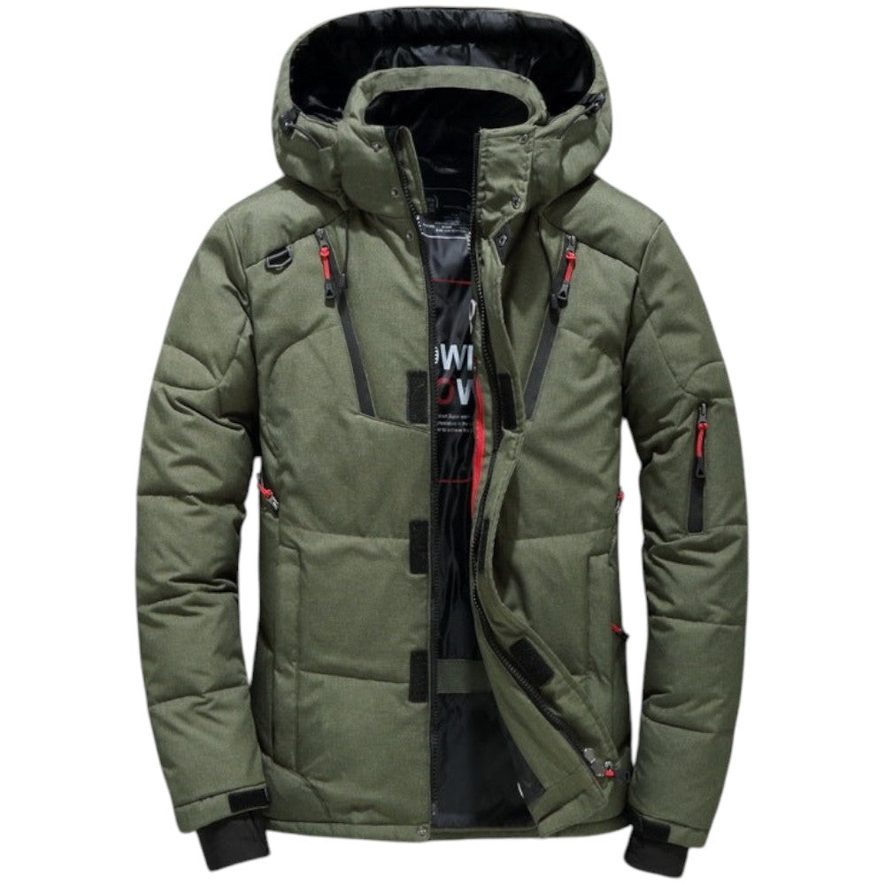 Daan | Heren Thermo Ski Jas | Gewatteerd Warm Waterdicht