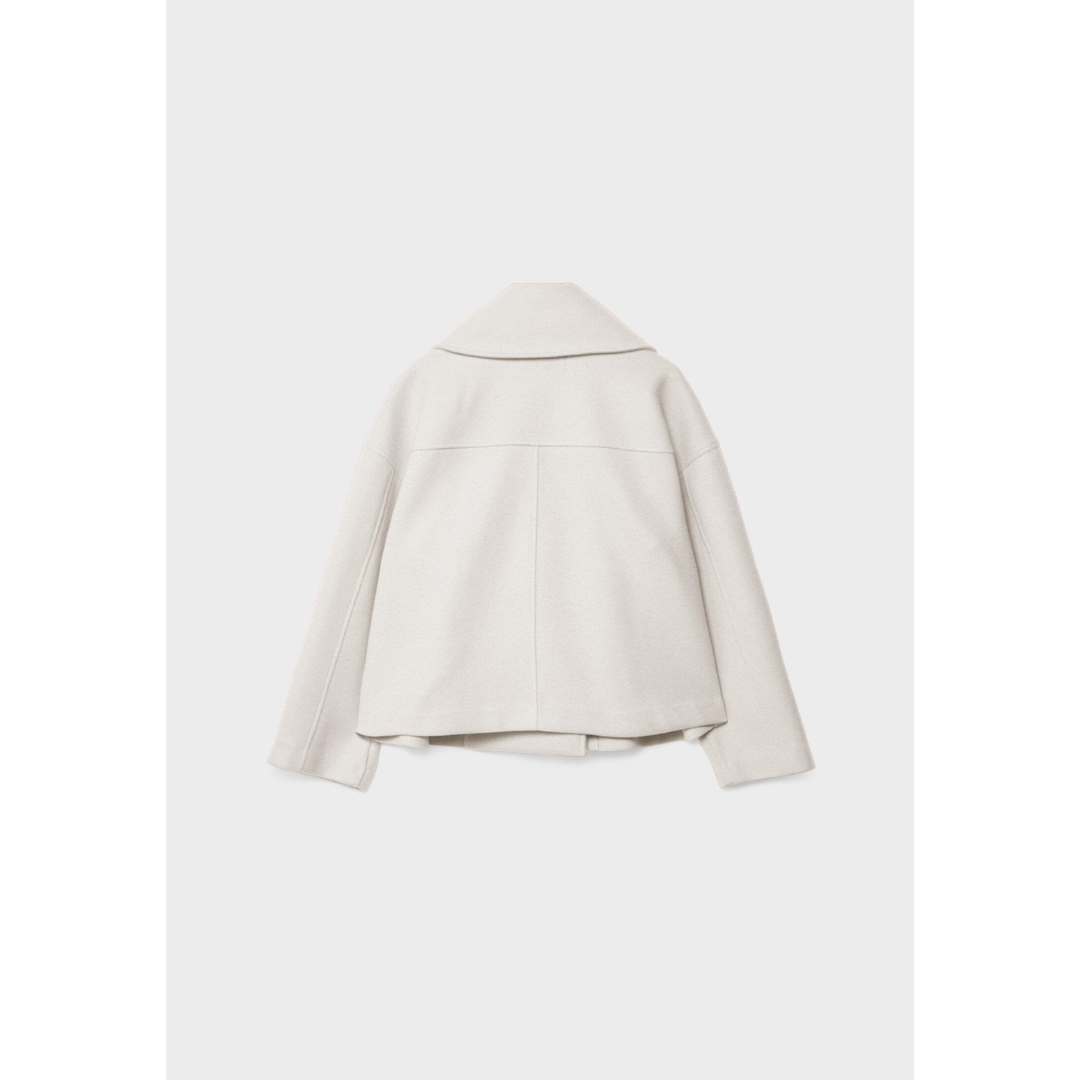 Agnes | Dames Jas | Korte Dubbelrijige Jas Met Lange Mouwen En Zakken Voor Herfst En Kantoor