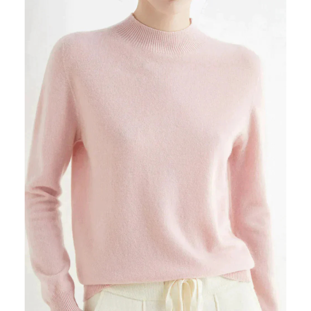 Yvonne | Dames Gebreide Trui Met Ronde Hals