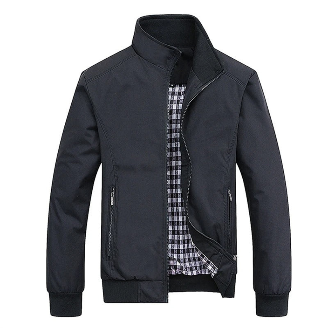 Jeffrey | Heren Bomber Jack | Slim Fit - Casual Met Kraag en Rits