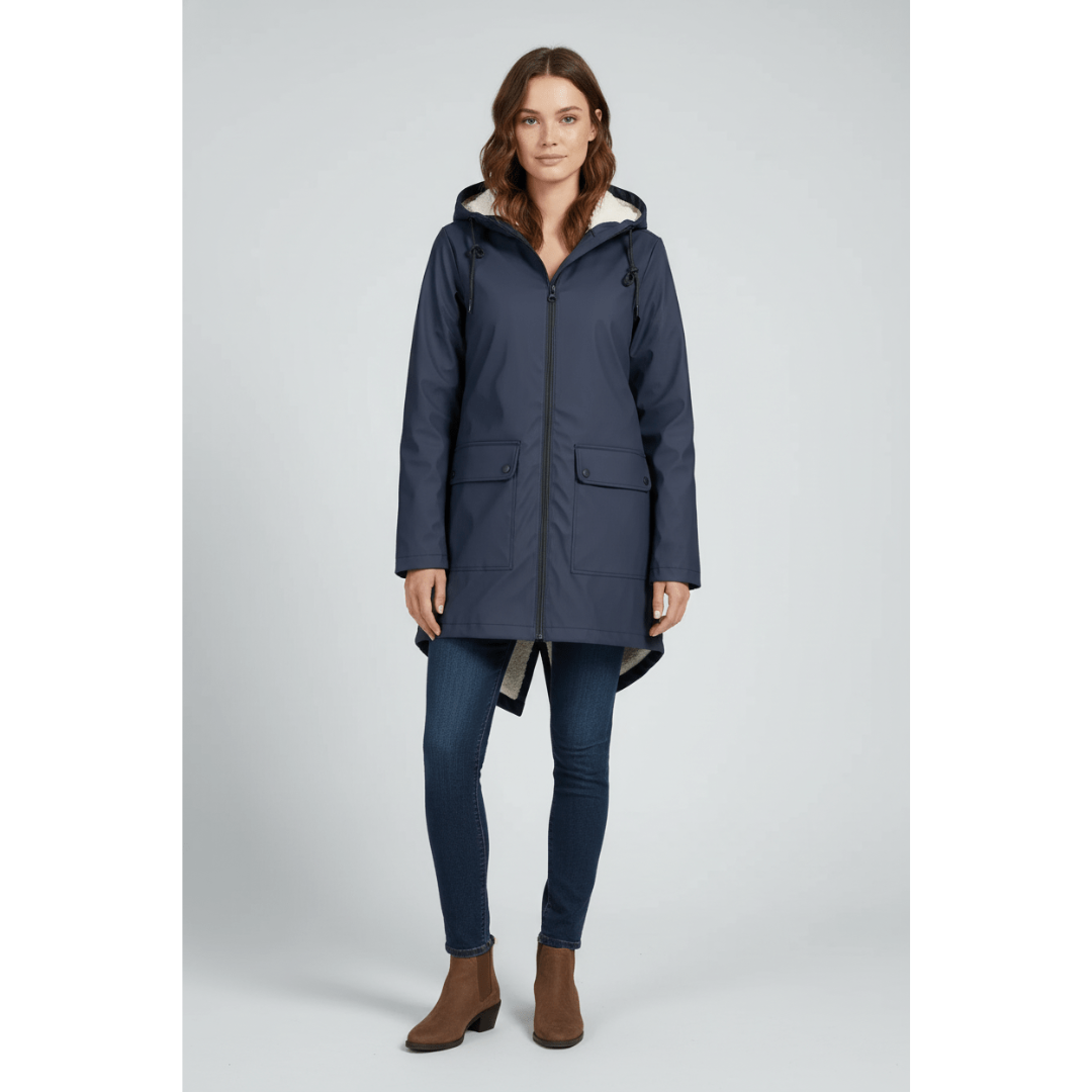 Hazel | Dames Fleece Winter Jas | Winddichte & Waterdichte Outdoor Jas Met Capuchon