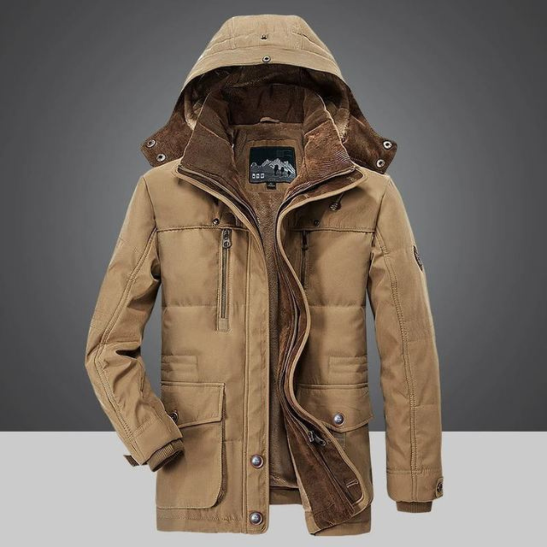 Caspar | Heren Winter Parka Jas | Cargo Jas Met Capuchon En Multi-Zakken