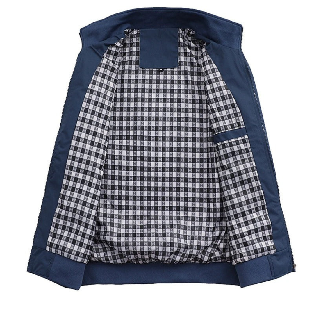 Jeffrey | Heren Bomber Jack | Slim Fit - Casual Met Kraag en Rits