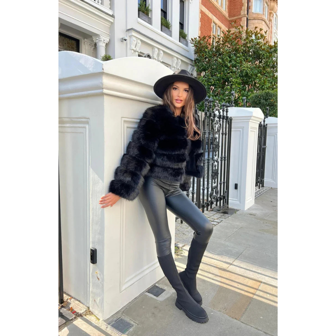 Francesca | Dames Bonte Winter Jas | Warme Puffer Jas Met Dikke Voering