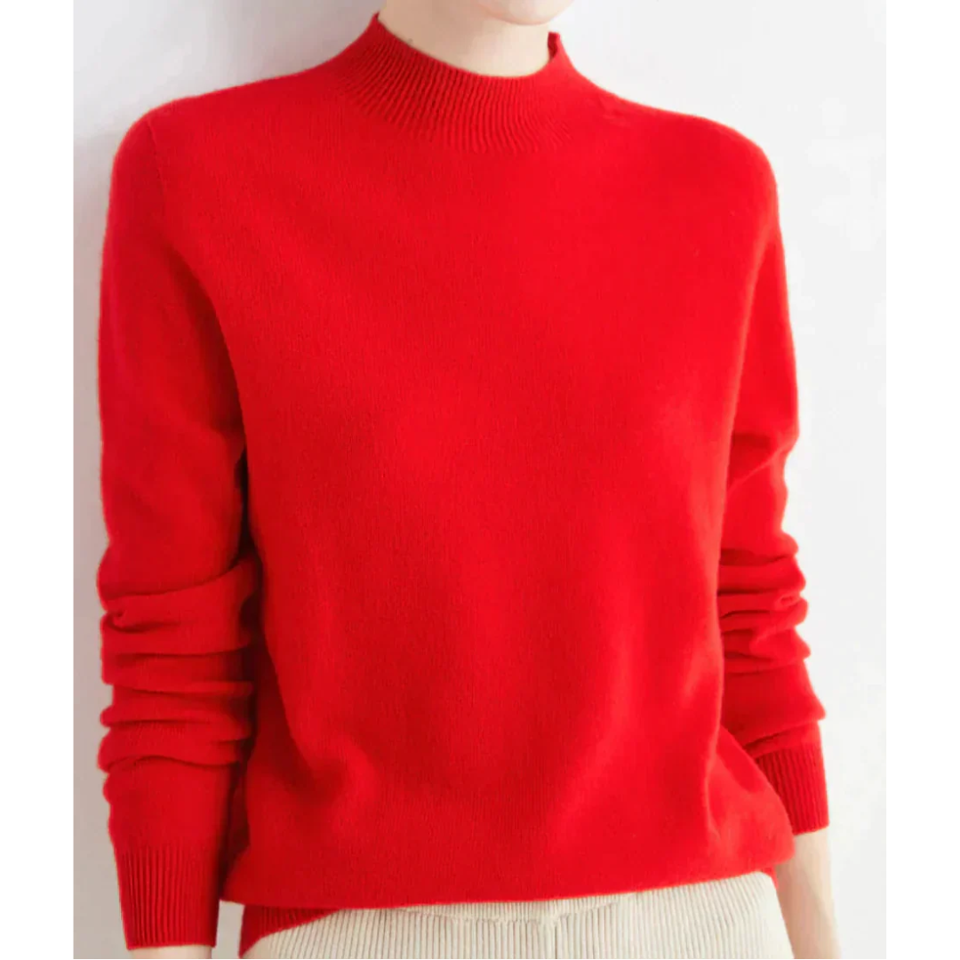 Yvonne | Dames Gebreide Trui Met Ronde Hals