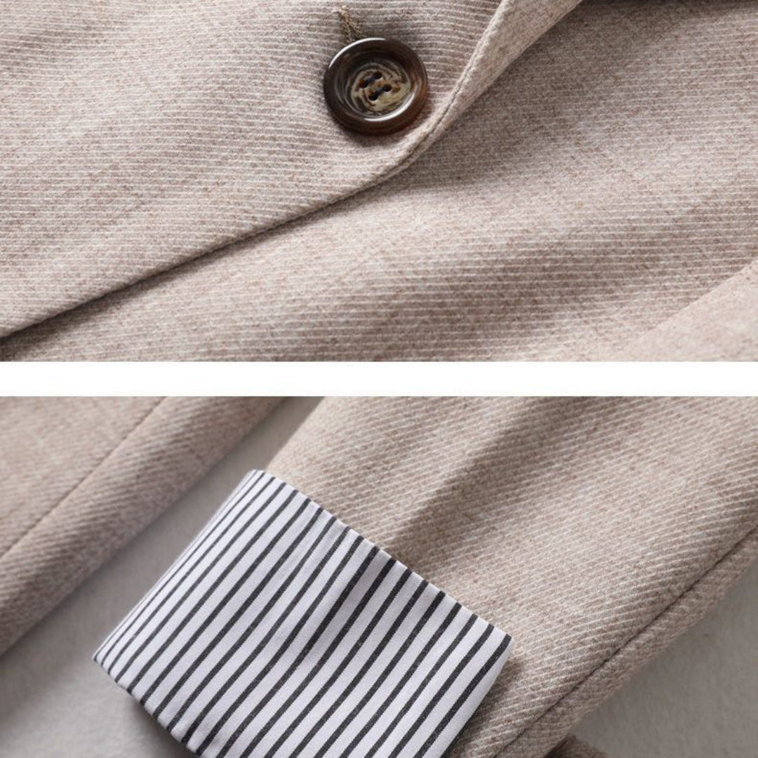 Milaine | Dames Blazer | Zakelijke Kantoorjas Met Geruite Lange Mouwen