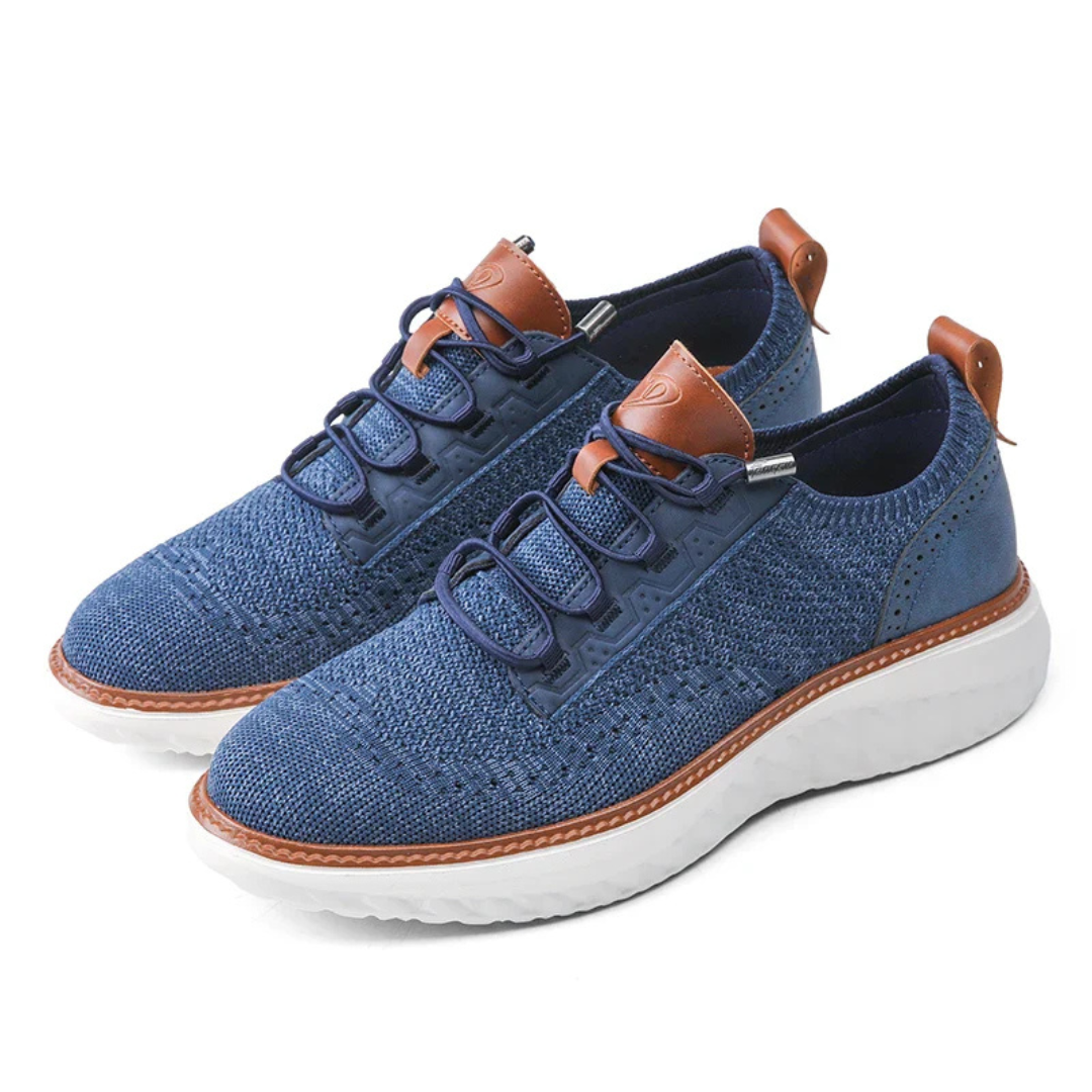 Christoffel | Heren Sneakers | Comfortabele Veterschoenen Met Hoge Zool