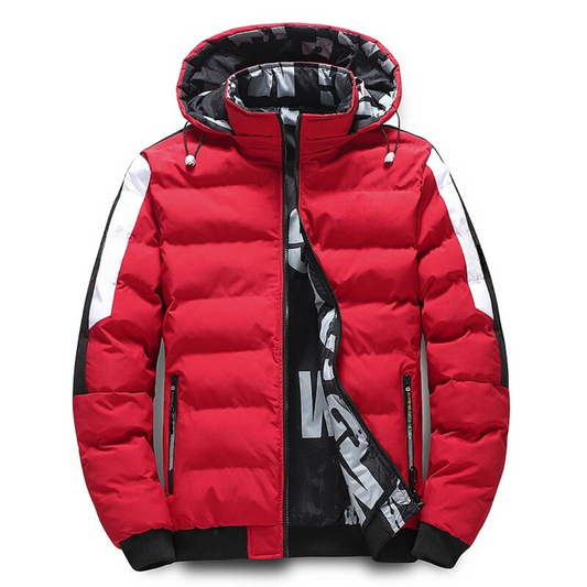 Patrick | Heren Winter Jas | Omkeerbaar en Gewatteerd met Capuchon