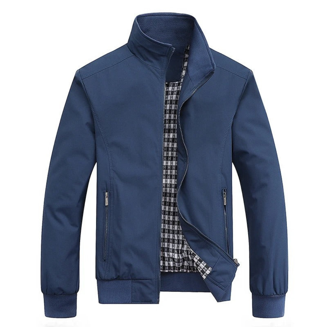Jeffrey | Heren Bomber Jack | Slim Fit - Casual Met Kraag en Rits