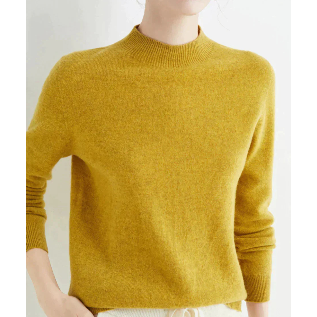 Yvonne | Dames Gebreide Trui Met Ronde Hals