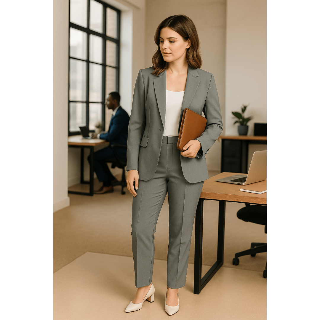 Stella | Dames Tweedelige Set | Slim-Fit Blazer & Broek Voor Werk