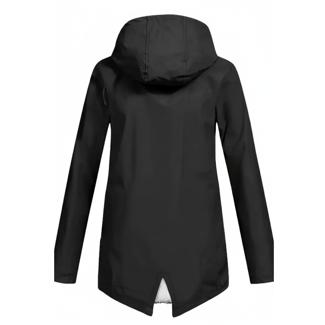 Hazel | Dames Fleece Winter Jas | Winddichte & Waterdichte Outdoor Jas Met Capuchon