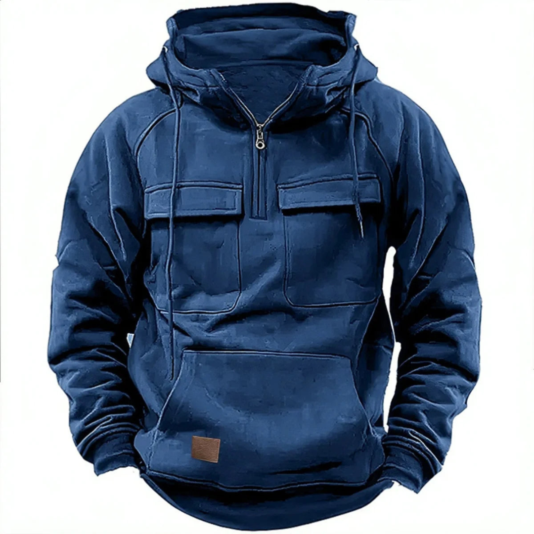 Jordan | Heren Cargo Hoodie | Kwart Rits Met Lange Mouwen Voor Sportschool & Outdoor
