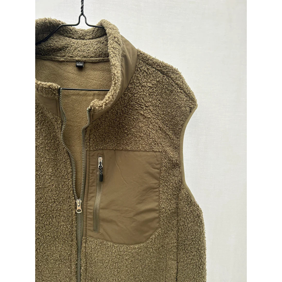 Hendrik | Stijlvol Fleece Vest | Heren Lente- En Herfst Outdoor Werkkleding Multi-Zak Slim Vest