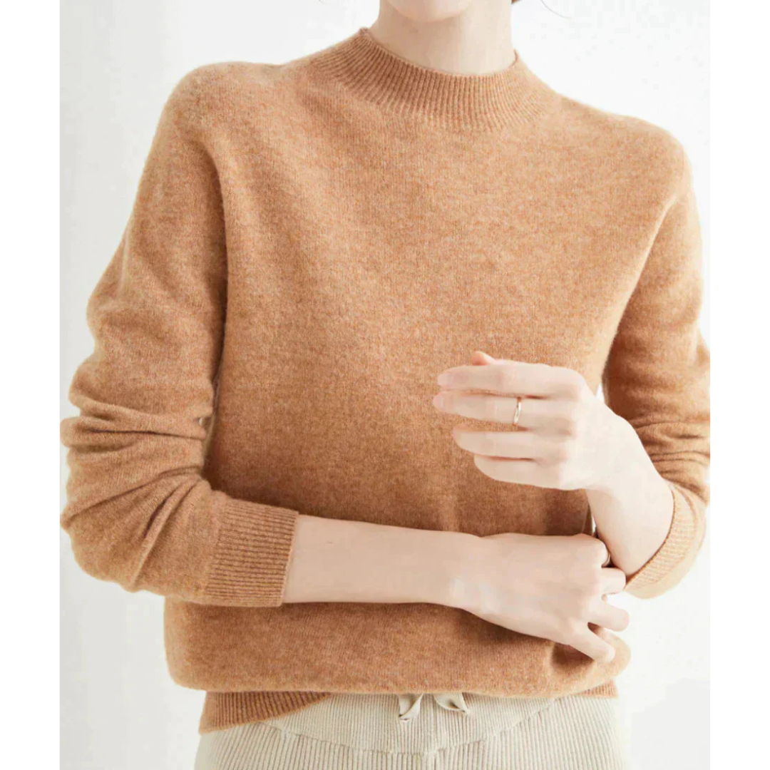 Yvonne | Dames Gebreide Trui Met Ronde Hals