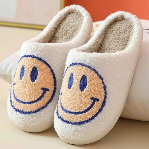 Smiley Face Hausschuhe | Weiche und fröhliche Hausschuhe für Zuhause