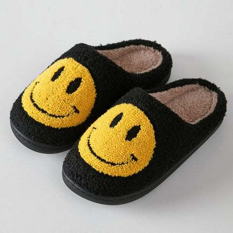 Smiley Face Hausschuhe | Weiche und fröhliche Hausschuhe für Zuhause