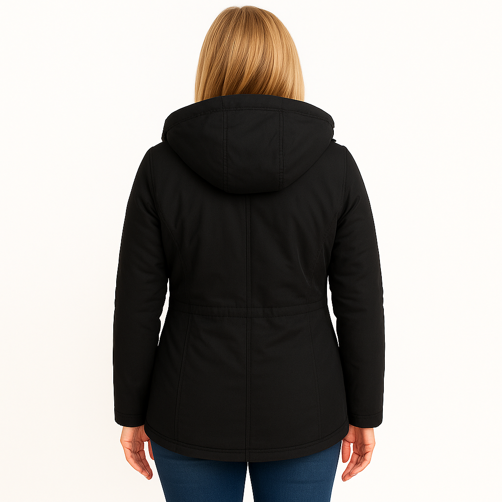 Maia | Dames Lange Winter Jas | Verdikte Winddichte Winter Parka Jas Met Capuchon