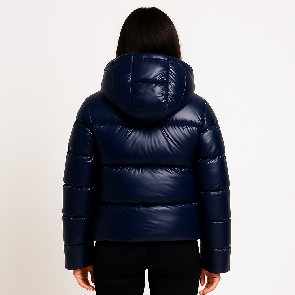 Sofia | Dames Gewatteerde Winter Jas | Verdikte Puffer Donsjas | Winddicht met Capuchon