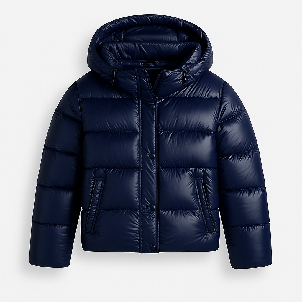 Sofia | Dames Gewatteerde Winter Jas | Verdikte Puffer Donsjas | Winddicht met Capuchon