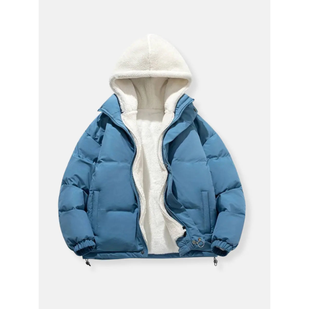 Sam | Winter Jas Met Capuchon En Gevoerde Binnenkant | Verdikte Casual Jas