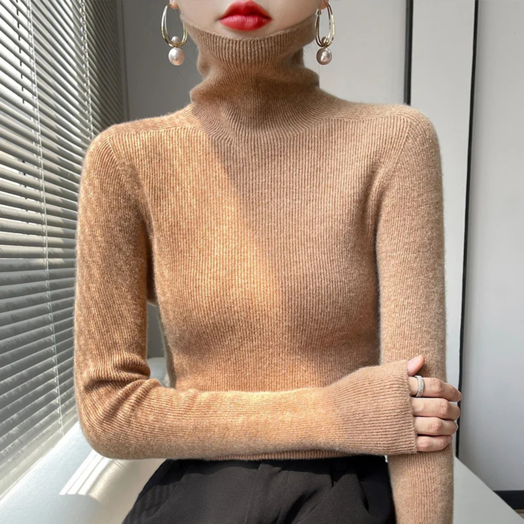 Manon | Dames Gebreide Coltrui Met Lange Mouwen