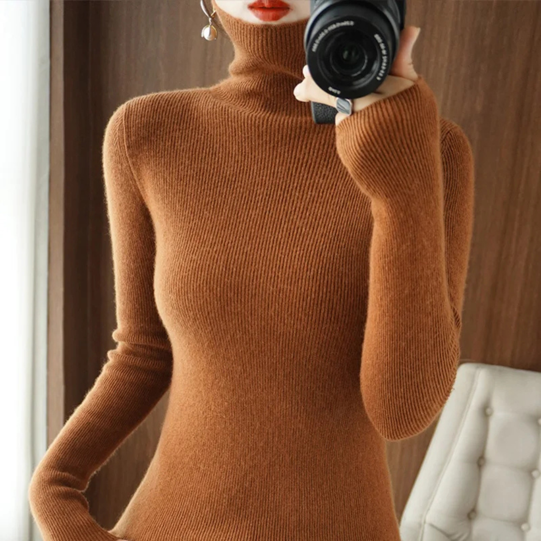 Manon | Dames Gebreide Coltrui Met Lange Mouwen