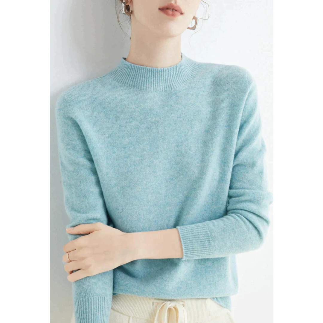 Yvonne | Dames Gebreide Trui Met Ronde Hals