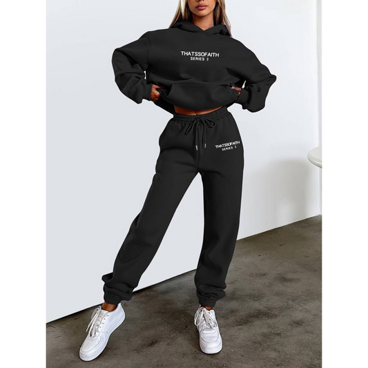 Fenna | Dames Hoodie & Joggingbroek Set met Zakken