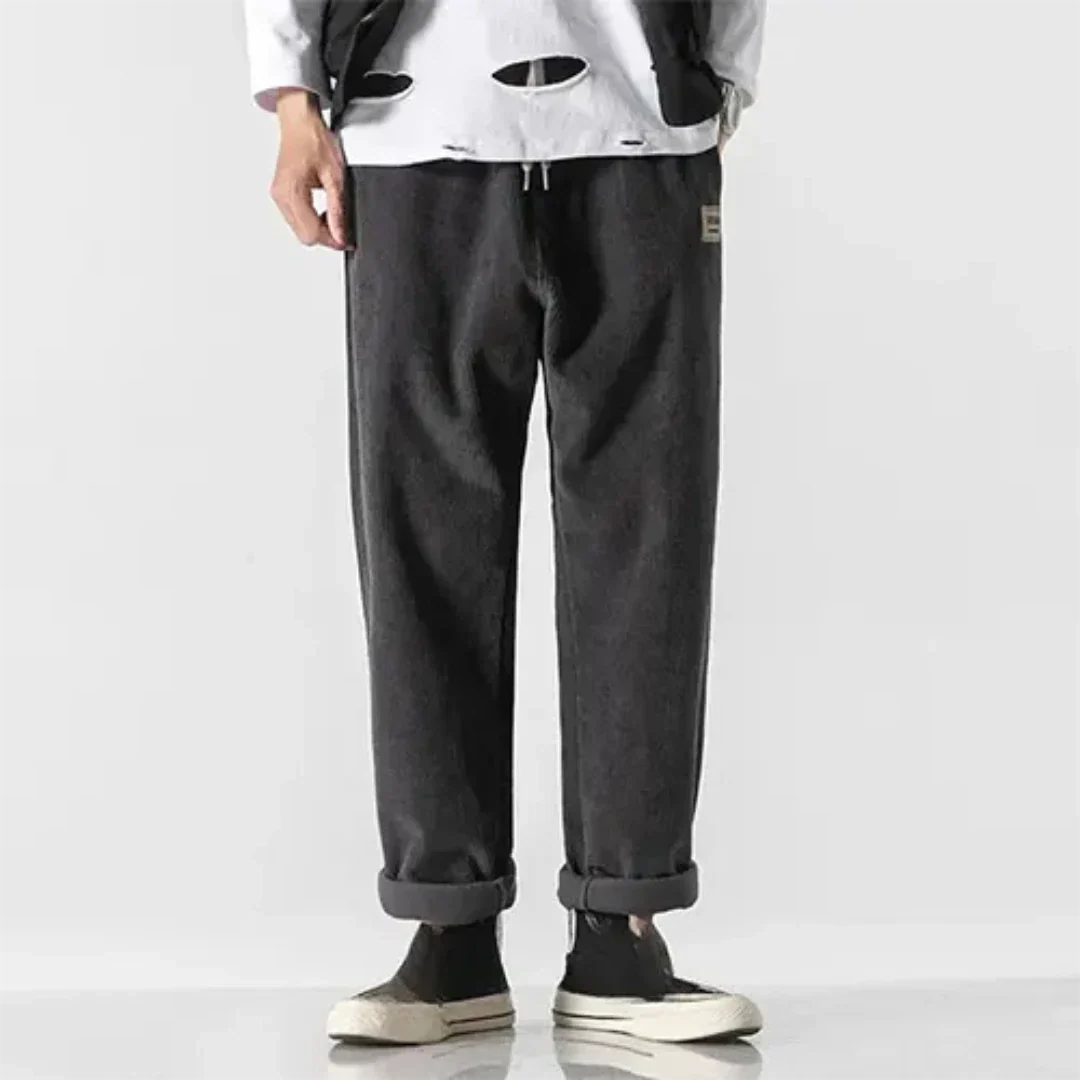 Mathijs | Heren Corduroy Broek | Stretch Winter Broek Met Trekkoord