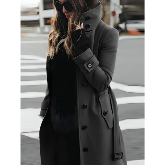 Luna | Dames Jas | Trenchcoat met Reverskraag & Winddicht