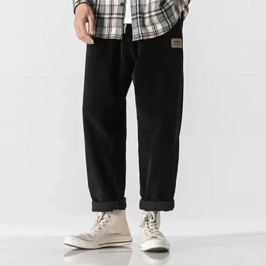 Mathijs | Heren Corduroy Broek | Stretch Winter Broek Met Trekkoord